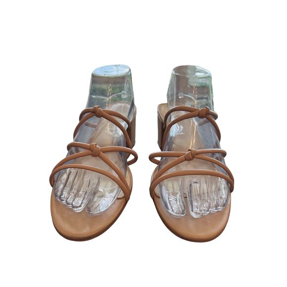 Schutz ~ Princey Strappy Slip On Block Heel Sandals Size 11 - Picture 4 of 9